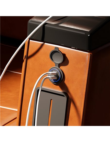 POWERTECH πρίζα USB για σκάφη & οχήματα PTL-004, USB & USB-C, 36W, IP65