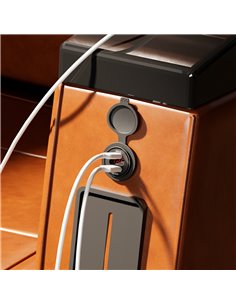 POWERTECH πρίζα USB για σκάφη & οχήματα PTL-005, USB/USB-C 36W, με οθόνη