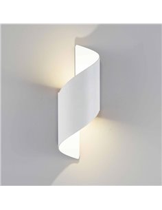 POWERTECH LED φωτιστικό τοίχου HLL-0162, 10W, 4000K, 800lm, IP65, λευκό