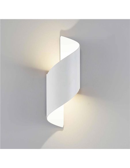 POWERTECH LED φωτιστικό τοίχου HLL-0162, 10W, 4000K, 800lm, IP65, λευκό