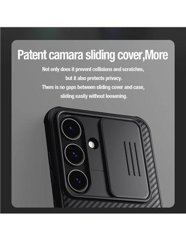 NILLKIN θήκη CamShield Pro για Samsung Galaxy S24, μαύρη