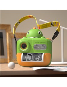 WOWKIDS παιδική φωτογραφική μηχανή K64 με εκτυπωτή, 26MP, 2", πράσινη