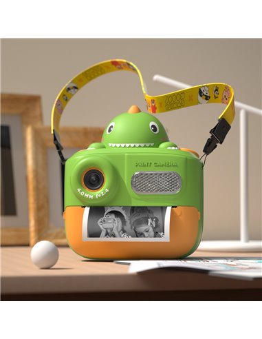 WOWKIDS παιδική φωτογραφική μηχανή K64 με εκτυπωτή, 26MP, 2", πράσινη
