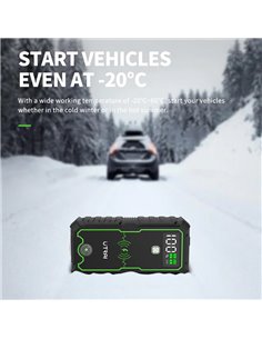 UTRAI εκκινητής μπαταρίας αυτοκινήτου JS-1 Pro με φακό, 12V/2500A, 16000mAh