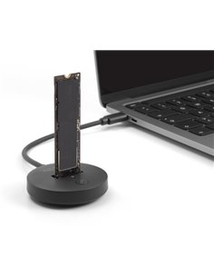 DELOCK docking station για M.2 NVMe/SATA SSD 64254, 10Gbps, μαύρο