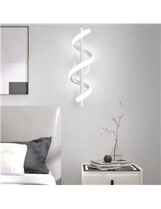 POWERTECH LED φωτιστικό τοίχου HLL-0170, 12W, 4000K, 960lm, λευκό