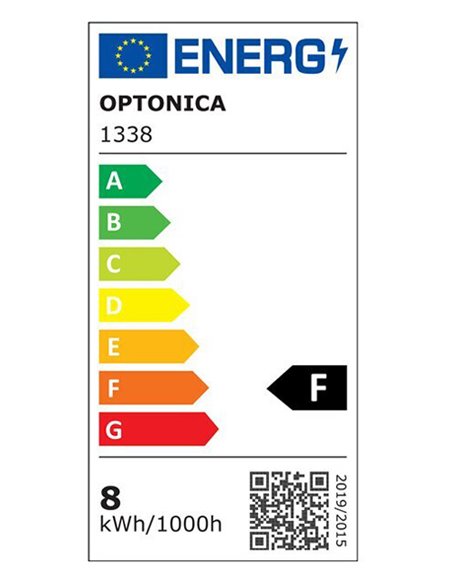 OPTONICA LED λάμπα G45 1338, 8W, 2700K, 710lm, E27