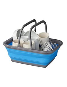 PROPLUS πτυσσόμενο καλάθι 370303, 9L, μπλε/γκρι