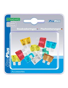 PROPLUS σετ μαχαιρωτών ασφαλειών αυτοκινήτου 490343S, 10τμχ