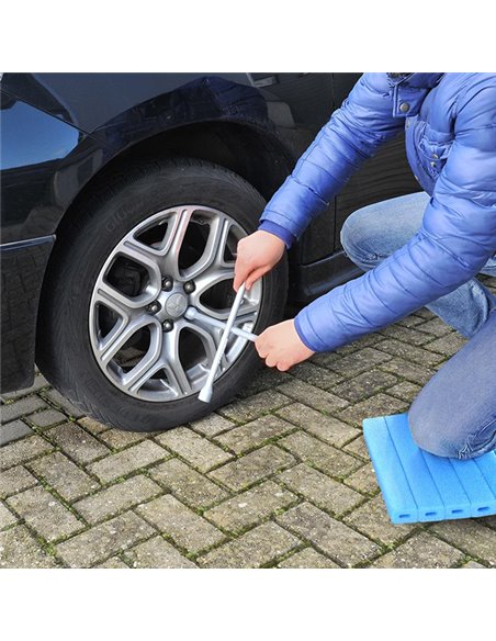 PROPLUS αφρώδες μαξιλάρι γονατίσματος 580012, 30x34.5x2.5cm, μπλε