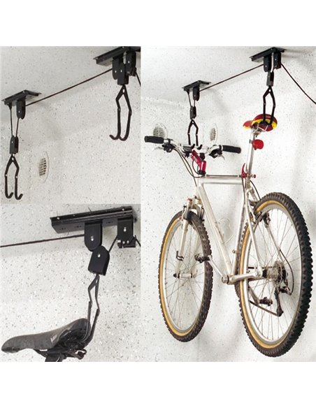 PROPLUS βάση οροφής/ανελκυστήρας 730915 για ποδήλατα, έως 20kg, μαύρο