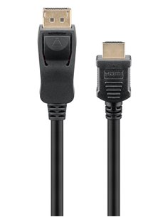 GOOBAY καλώδιο DisplayPort σε HDMI 64837, 4K/30Hz, 3m, μαύρο