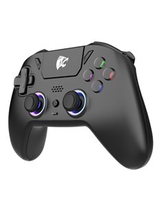 ROAR ασύρματο gamepad RR-0023, Switch/PS4/PC/iOS/Android, Bluetooth, μαύρο