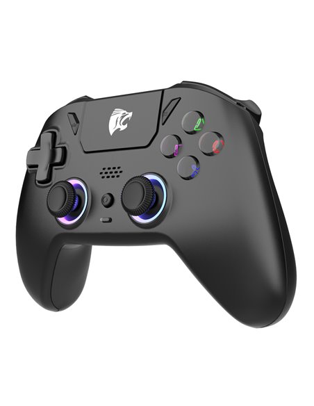 ROAR ασύρματο gamepad RR-0023, Switch/PS4/PC/iOS/Android, Bluetooth, μαύρο