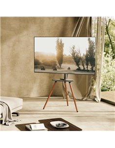 BRATECK βάση τηλεόρασης δαπέδου FS28-44F-04, 43-65", έως 35kg, με ράφι