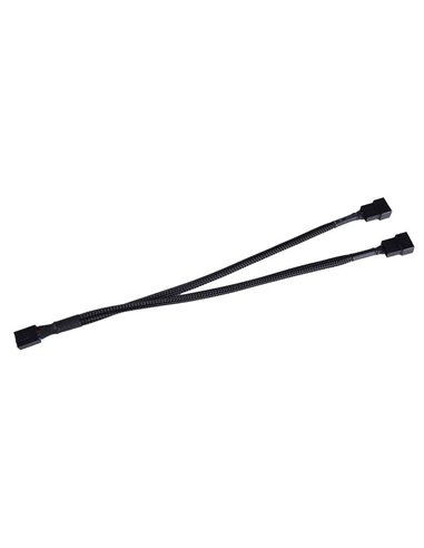 POWERTECH καλώδιο 4-pin pwm σε 2x 4-pin pwm CAB-W048, 0.15m, μαύρο