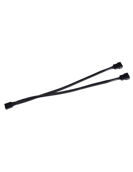 POWERTECH καλώδιο 4-pin pwm σε 2x 4-pin pwm CAB-W048, 0.15m, μαύρο