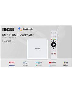 MECOOL TV Box KM2 Plus Deluxe, Google πιστοποίηση, 4K, WiFi, Android 11