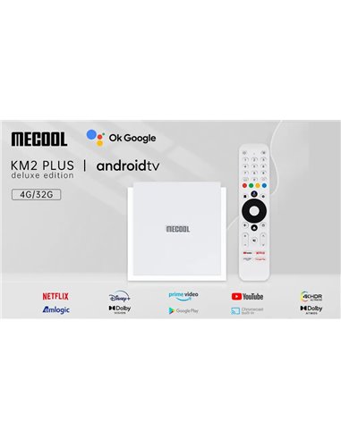 MECOOL TV Box KM2 Plus Deluxe, Google πιστοποίηση, 4K, WiFi, Android 11
