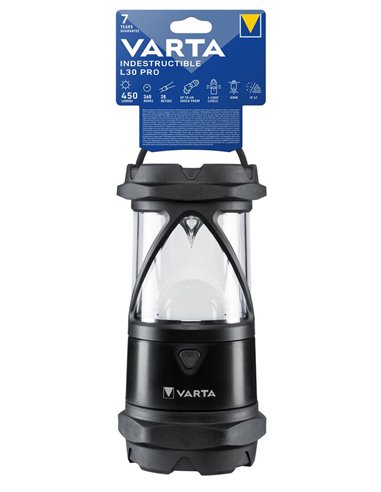 VARTA LED φορητό φανάρι Indestructible L30 Pro, 450lm, IP67