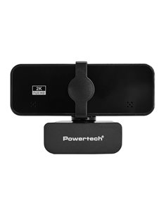 POWERTECH web camera PT-1291, 5MP, 2K Quad HD, αυτόματη εστίαση, 1.5m, μαύρη
