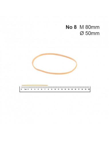 Λάστιχα Νο 8 50x1.4x1.4χιλ. (1kg)