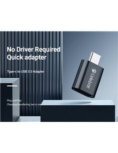 CELEBRAT αντάπτορας USB-C σε USB 3.0 CA-04, 5Gbps, μαύρος