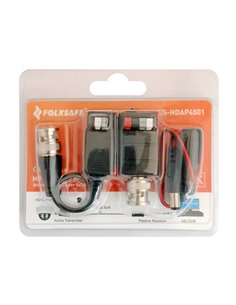 FOLKSAFE Video Balun FS-HDAP4501 για CCTV, active transmitter/passive receiver