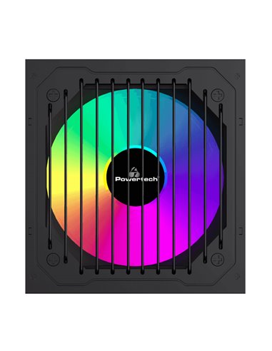 POWERTECH τροφοδοτικό PC PT-1311, 80PLUS Bronze, 700W, ATX, 120mm RGB Fan, Semi Modular