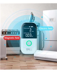 NOYAFA ψηφιακός μετρητής ηλεκτρομαγνητικού πεδίου NF-602, επαναφορτιζόμενος