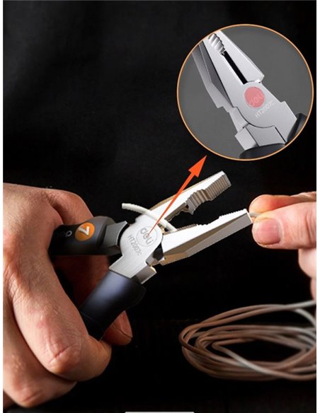 DELI πένσα HT2007C με αντιολισθητικές λαβές, 180mm