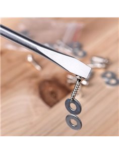 DELI ίσιο κατσαβίδι DL6382001 με αντιολισθητική λαβή, μαγνητικό, 8x200mm