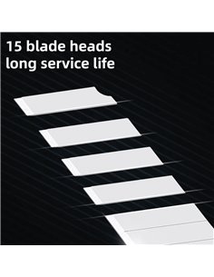 DELI ανταλλακτικές λεπίδες DL-DPJ09B για κοπίδι, 18mm, 10τμχ