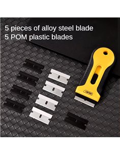 DELI εργαλείο αφαίρεσης κόλλας DL365105 για επισκευές κινητών, με 10x λεπίδες