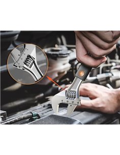 DELI γαλλικό κλειδί HT1508C, ρυθμιζόμενο 0-30mm, 200mm