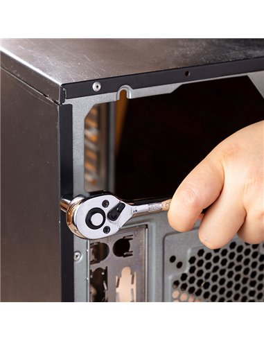 DELI σετ καστάνια με καρυδάκια DL0012T, 45 δόντια, 1/4", 150mm, 12τμχ