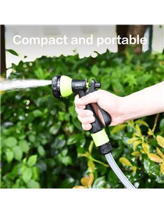 DELI πιστόλι νερού DL8758 με 7 λειτουργίες ψεκασμού, 3/4"