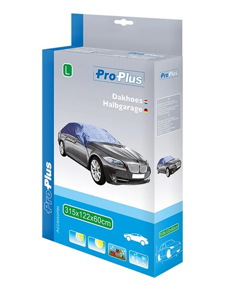 PROPLUS ημικουκούλα αυτοκινήτου 610229 με θήκη, L 315x122x60cm, μπλε