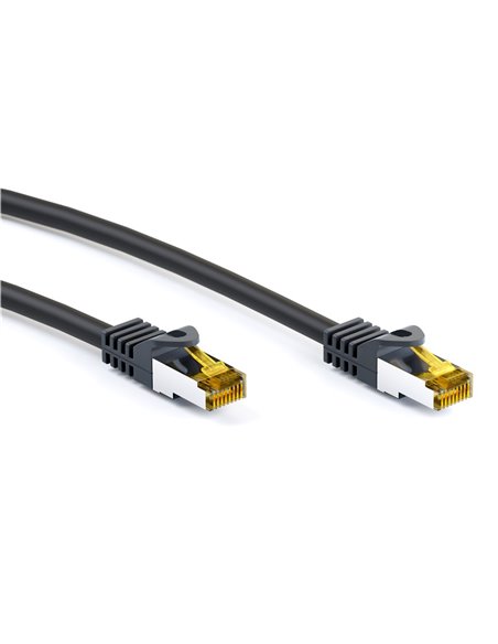 GOOBAY καλώδιο δικτύου 91608, CAT 7 S/FTP, 500MHz, CU, 2m, μαύρο