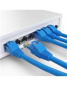 POWERTECH καλώδιο δικτύου CAB-N393, Cat 6 U/UTP, CCA, 250Hz, 3m, μπλε