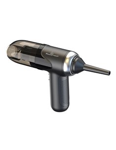 POWERTECH 2 σε 1 σκουπάκι χειρός & air duster PT-1315, 60W, 4000mAh, μαύρο