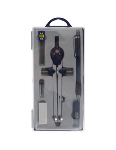 Σετ διαβήτης με ροδέλα και μηχανικό μολύβι