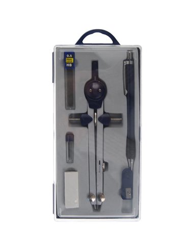 Σετ διαβήτης με ροδέλα και μηχανικό μολύβι