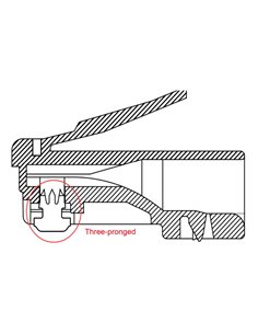 GOOBAY βύσμα RJ45 93828, CAT 6 UTP, διάφανο, 10τμχ