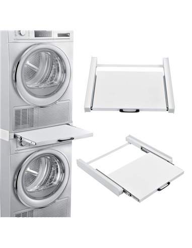 HOME USE συνδετικό πλυντηρίου/στεγνωτηρίου HUH-0194 με συρτάρι, 60x54x7.5cm