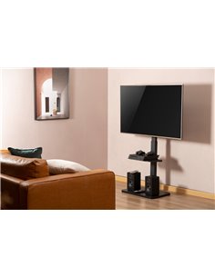 BRATECK βάση τηλεόρασης δαπέδου FS32-46, 37-75", έως 40kg, με ράφι