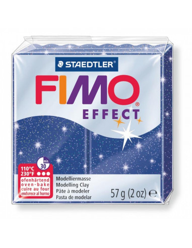 FIMO EFFECT ΜΠΛΕ  GLITTER 56G