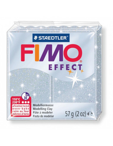FIMO EFFECT ΑΣΗΜΙ  GLITTER 56G