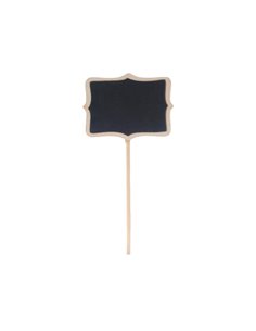 Πινακίδα μαυροπίνακα ξύλινη Υ17.5x8.6εκ.