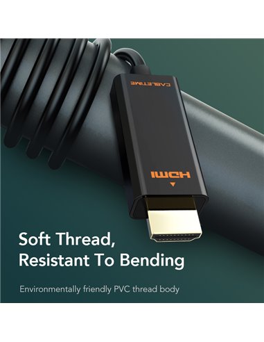CABLETIME καλώδιο mini DisplayPort σε HDMI CT-AV588-03G, 1080p/60Hz, 1.8m, μαύρο